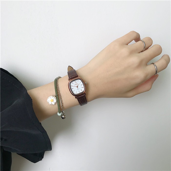 Đồng Hồ Nữ RATE, Mặt Vuông Cá Tính, Dây Da Cao Cấp Mềm Bền | Đồng Hồ Thời Trang Chính Hãng | BigBuy360 - bigbuy360.vn