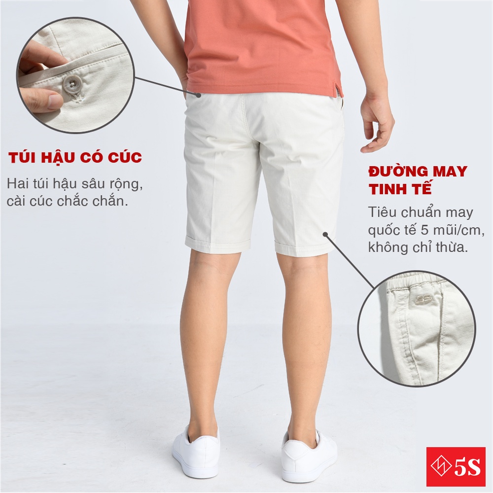 [MUA 2 GIẢM 30K] Quần Short Nam KaKi 5S ( 6 màu), Chất Liệu Cotton Premium Bền Màu, Co Giãn Tốt (QSK21004)