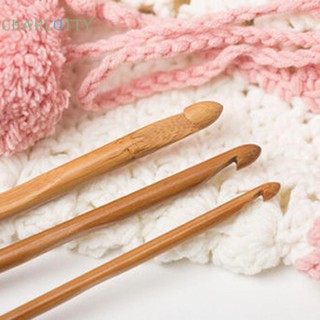 Bộ 12 Cây Móc Len Chất Liệu Tre Nhiều Kích Cỡ Tiện Dụng