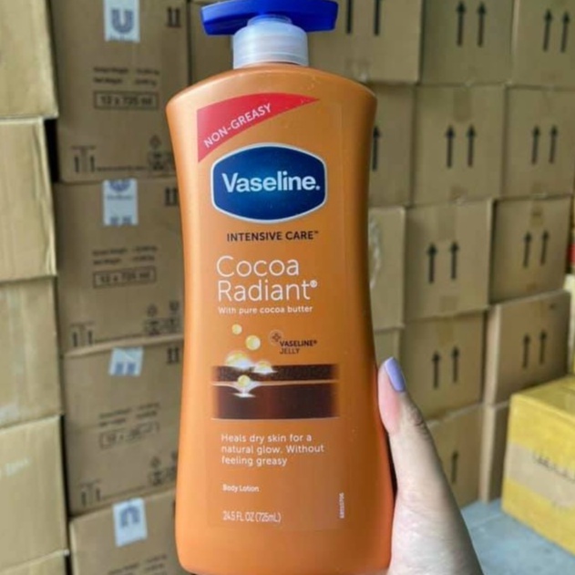 Sữa Dưỡng Thể Vaseline Total Moisture Cocoa Glow 725ml