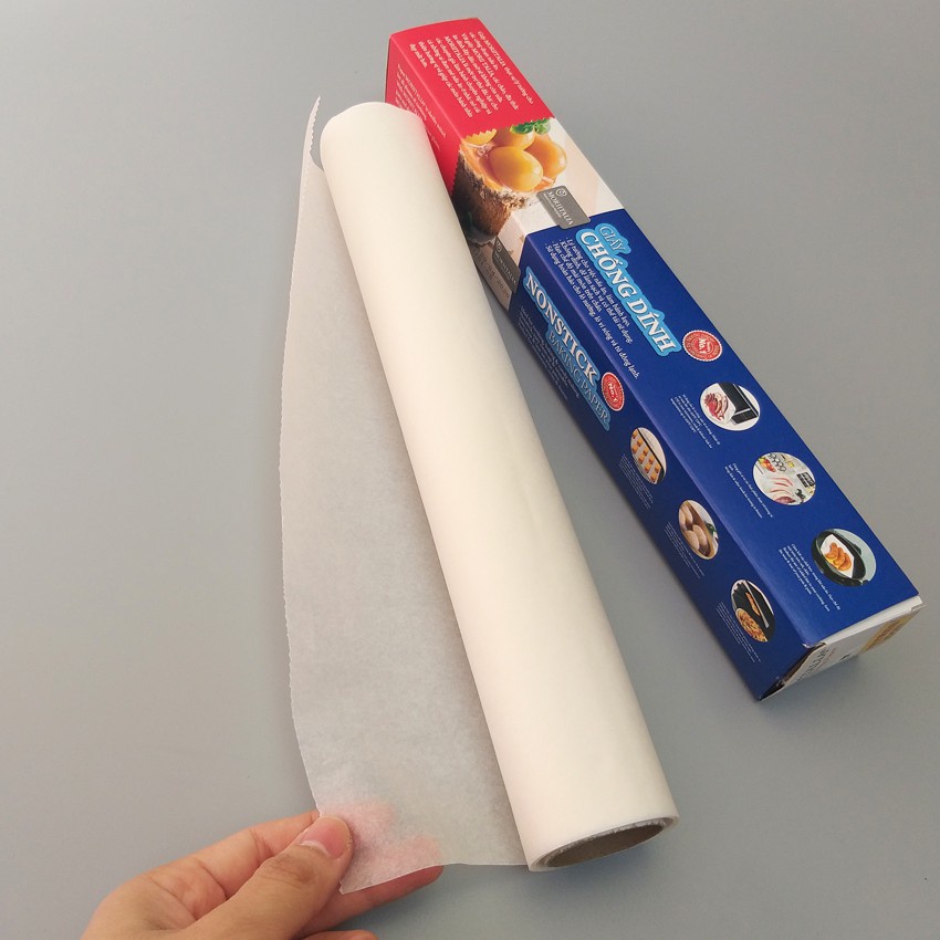 Giấy nến, giấy chống dính làm bánh moriitalia 5m*30cm
