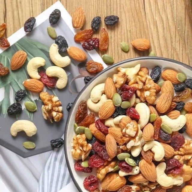 Quả hạt dinh dưỡng mix ⚡ GIÁ TỐT NHẤT ⚡ hat dinh dưỡng 500g với nhiều thành phần khác nhau tốt cho sức khỏe