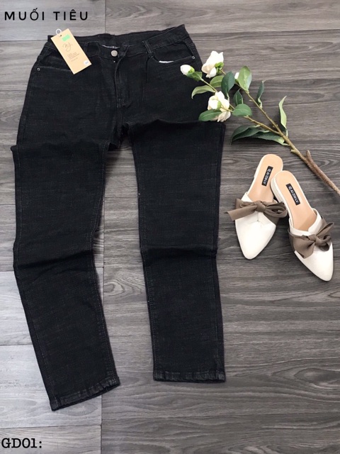 Bigsize Quần jean dài MUỐI TIÊU (30-42)