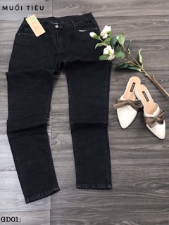 Bigsize Quần jean dài MUỐI TIÊU (30-42)