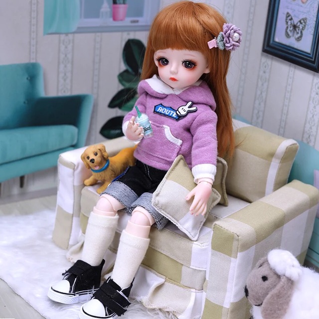 Búp Bê Cao Cấp Kemille  Siêu Xinh 30CM - 25 Khớp Gối