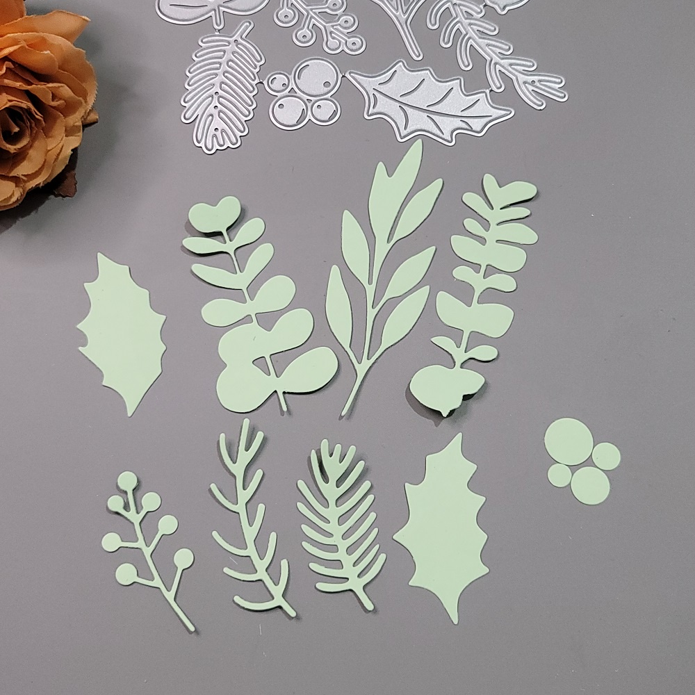 Khuôn Cắt Giấy Kim Loại Hình Lá Cây