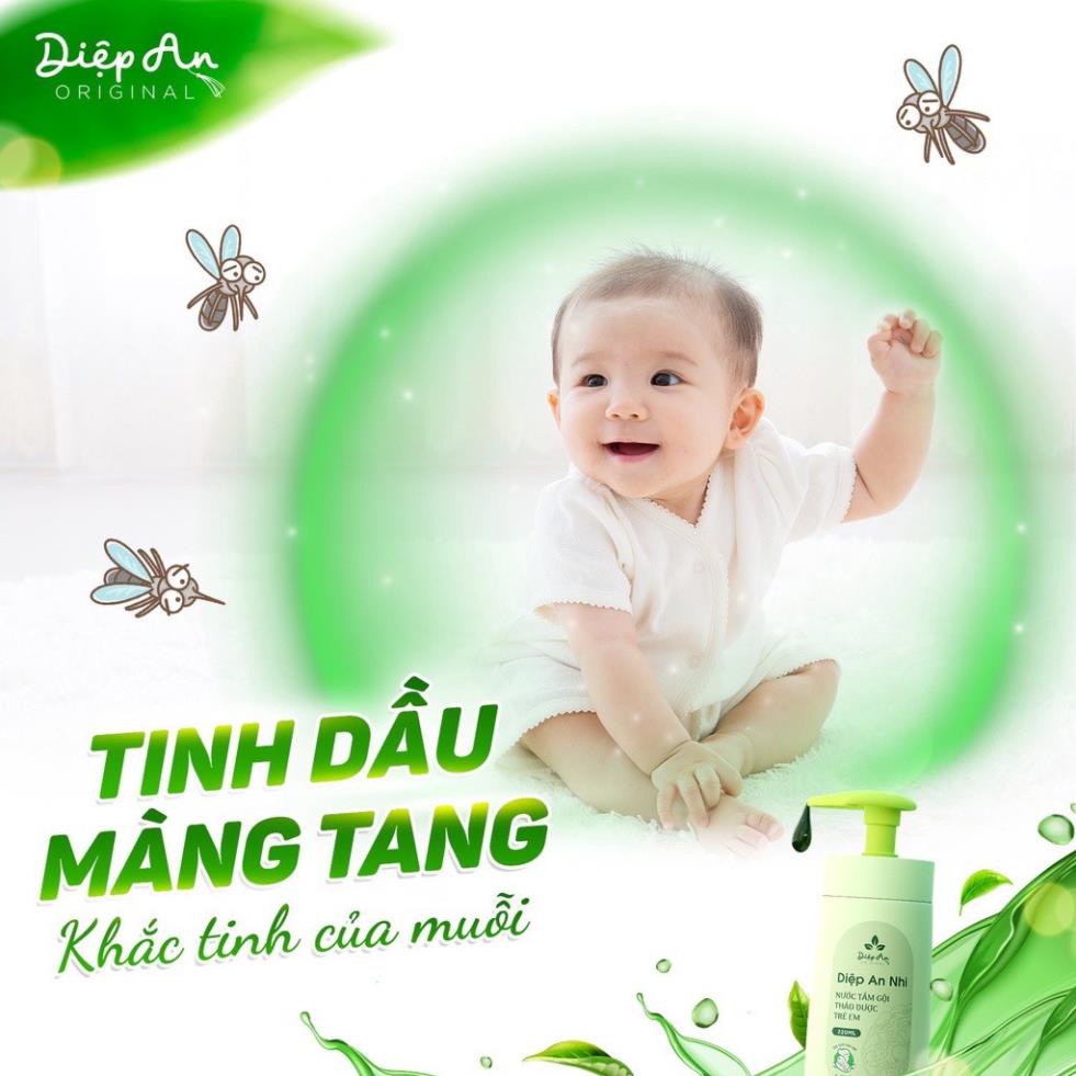 Nước Tắm Gội Thảo Dược Trẻ Em Diệp An Nhi (Chính Hãng)