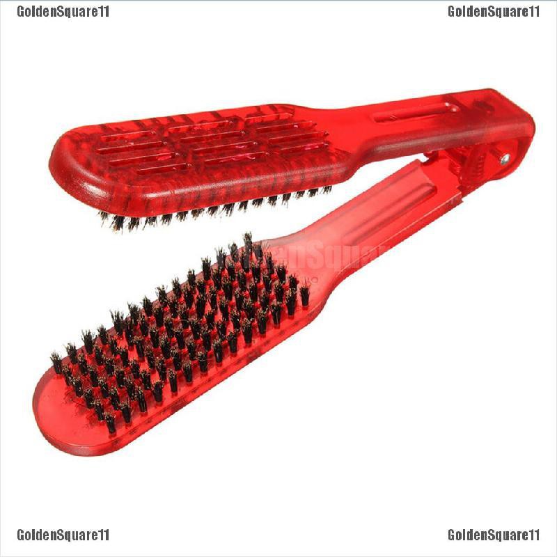 Lược Đôi Chải Tóc Thẳng Bằng Gỗ Chuyên Dụng Cho Salon