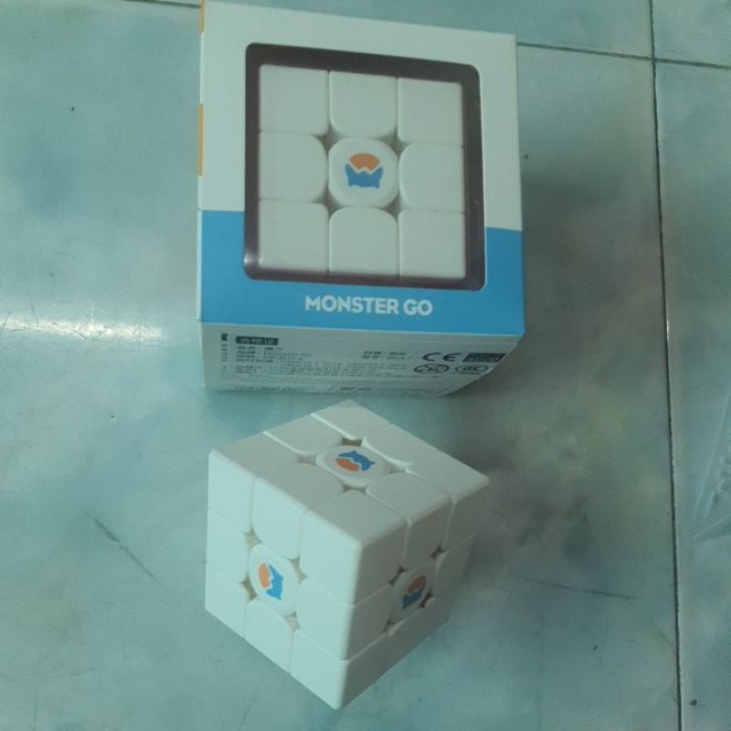 Rubik GanMonster M xanh, hồng, trắng