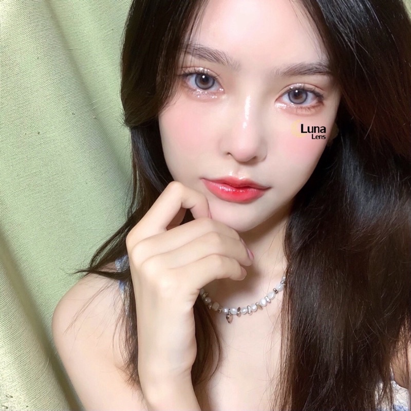 MỘT ĐÔI KÍNH ÁP TRÒNG MÀU XÁM TÍM PIZZA GRAY SIÊU ÊM SIÊU MỀM NỘI ĐỊA TRUNG QUỐC - LENS CÓ ĐỘ CẬN