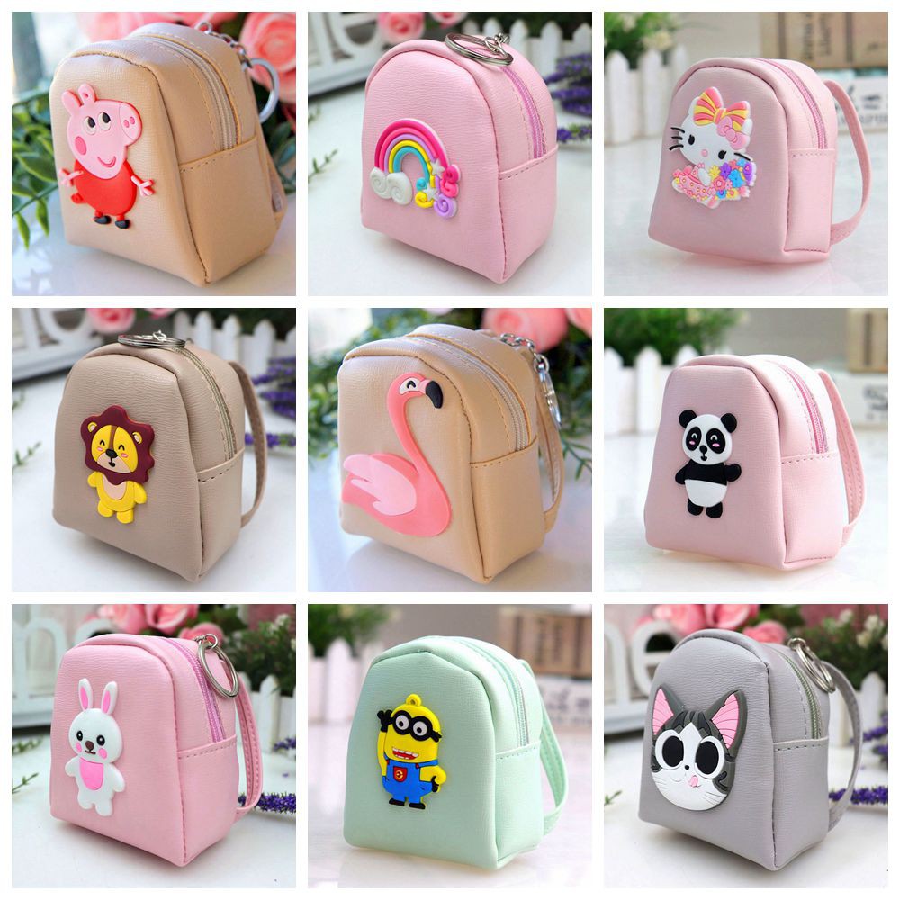 Ví Đựng Tiền Xu Mini Hình Hoạt Hình Dễ Thương