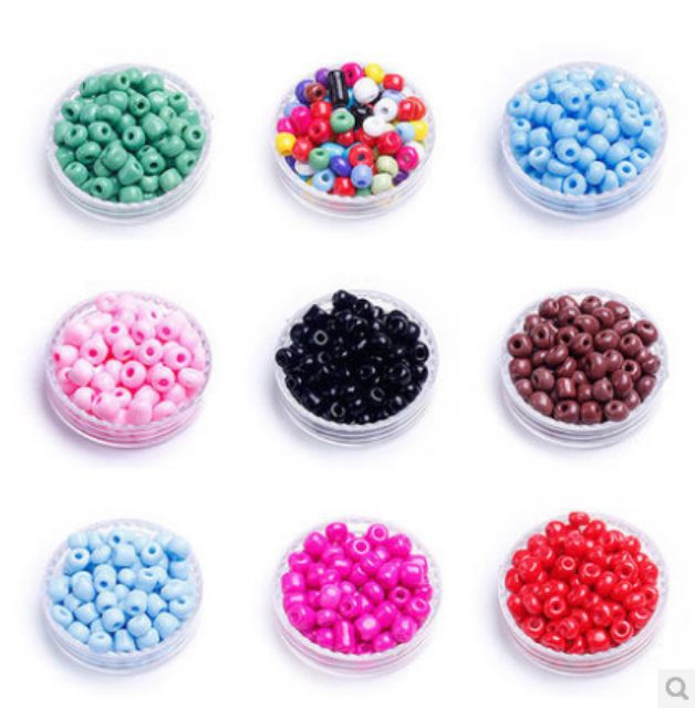 100g Hạt Cườm Tấm Trang Trí