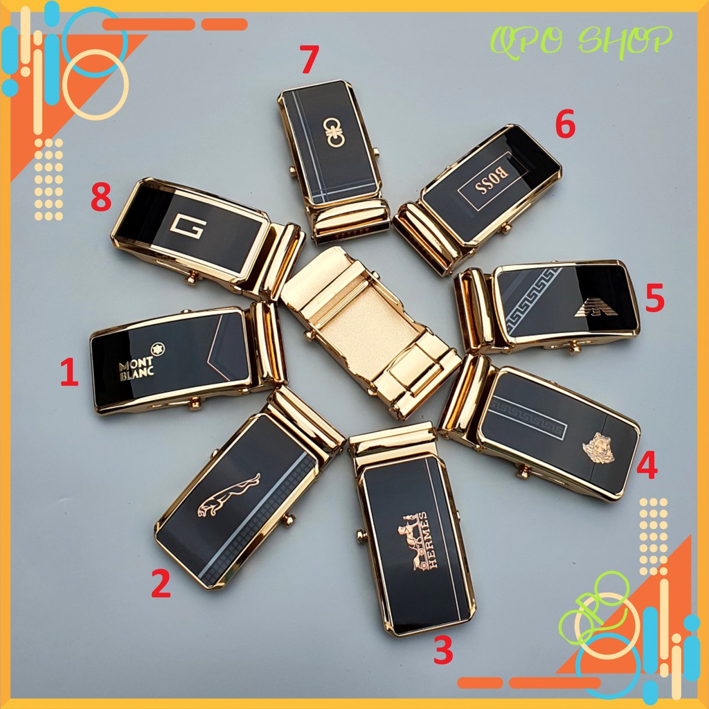 Đầu Khóa Thắt Lưng Nam, Khóa Lăn Cao Cấp Dùng Cho Dây Trơn