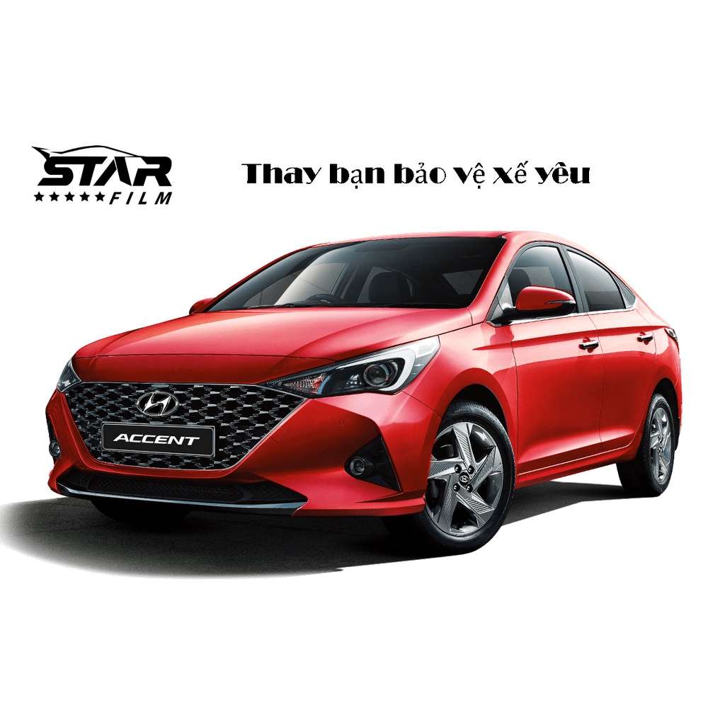 Hyundai Accent 2021 PPF TPU chống xước tự hồi phục STARFILM