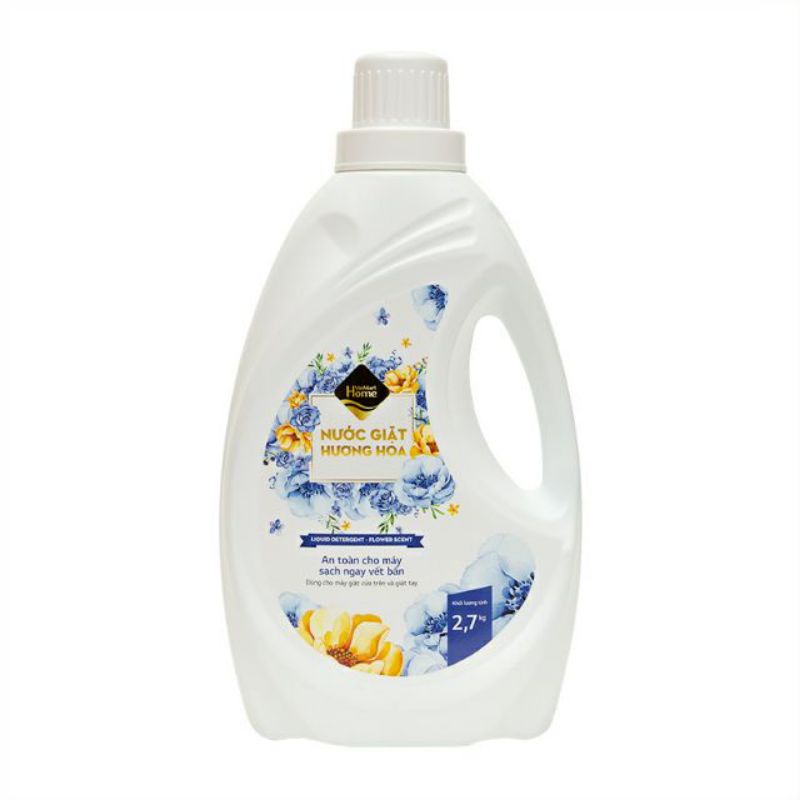 {Siêu TIẾT KIỆM} Nước giặt hương hoa Vinmart Home can mới 2,7kg