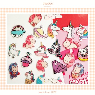 Huy Hiệu Cài Áo - Pin Cài Cặp Sách, Túi Tote Đáng Yêu Hình Ngựa Thần Unicorn (Đọc Kĩ Lưu Ý)