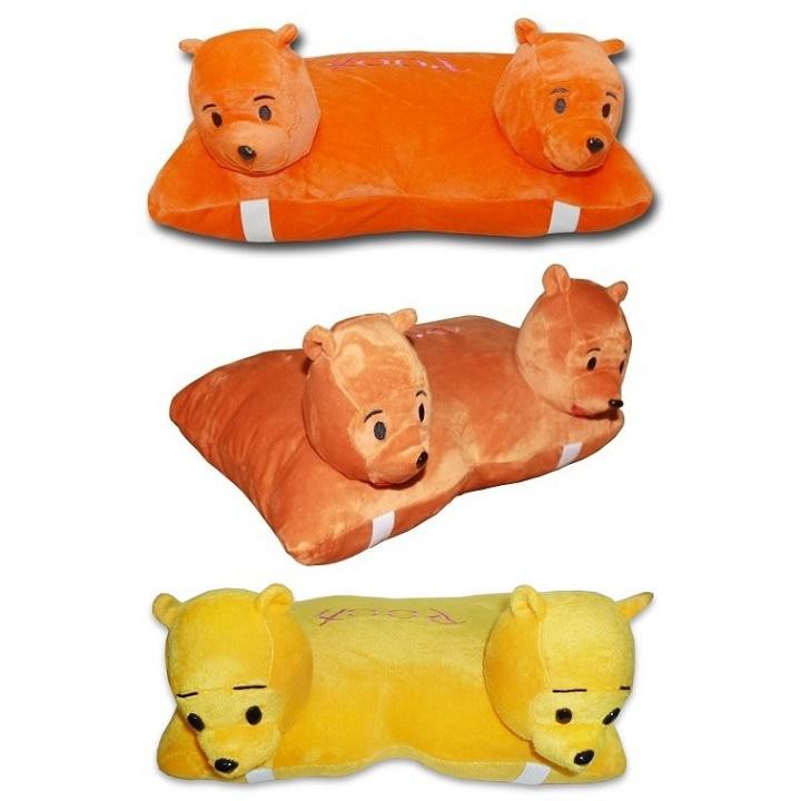 Gối đi xe máy 2 đầu hình Gấu Pooh