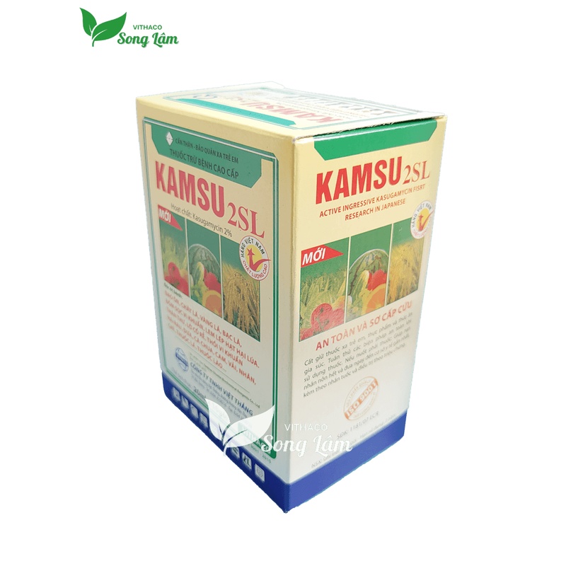 [VITHACO] Chế phẩm KAMSU 2SL trừ vi khuẩn, nấm bệnh trên rau màu, cây ăn trái (thán thư, thối nhũn, lở cỗ rễ, cháy lá)