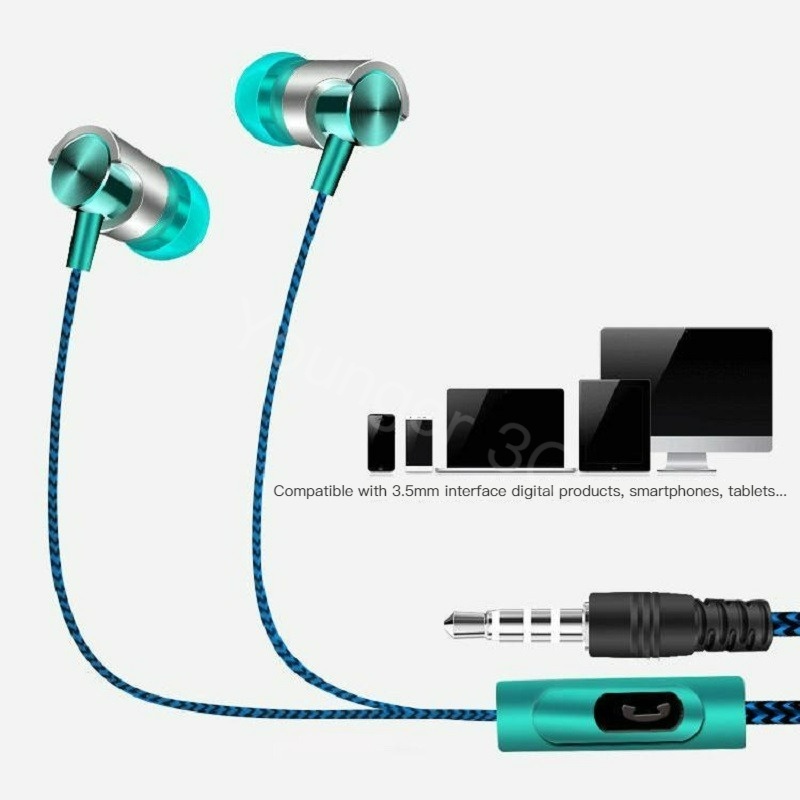 Tai Nghe Nhét Tai Jack 3.5mm Có Micro Chất Lượng Cao Cho Điện Thoại