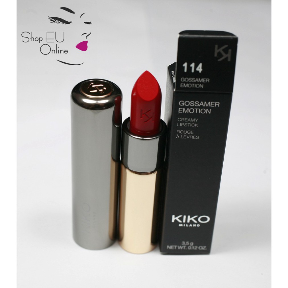 htn Son Kiko ❤️FREESHIP❤️ Gossamer Emotion Creamy Lipstick - Kiko Milano - Italy