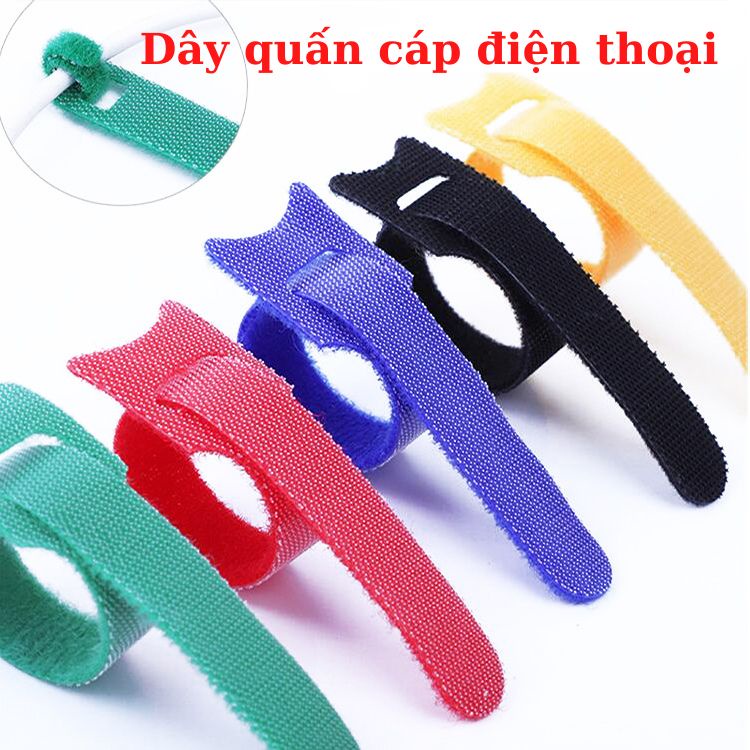 &quot;Dây Velcro cuộn lớn 25 mét/cuộn độ dày 1.5cm, đa dạng màu sắc, tiết kiệm chi phí, dễ sử dụng và độ bền cao.