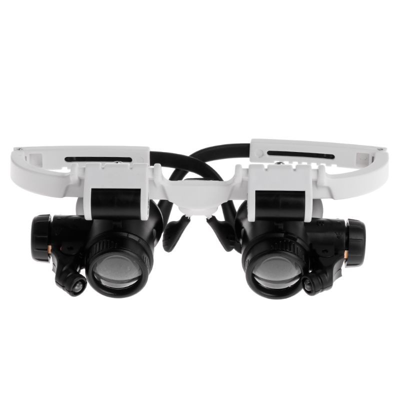 SEL Headband Magnifier with LED Light Head Mounted Magnifying Glasses 8X 23X