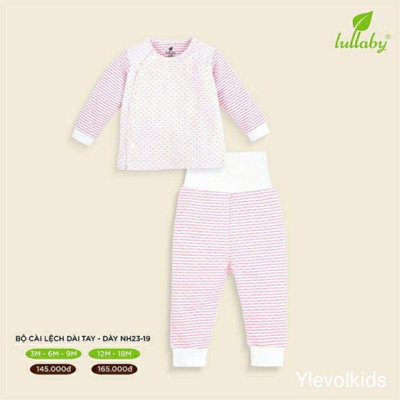 Bộ cài lệch Double face Lullaby mềm ấm