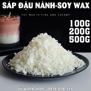 Sáp Đậu Nành - Sáp Nến - Nguyên Liệu Làm Nến Thơm, Handmade