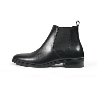 [TATHANIUM Footwear] Giày Chelsea boot ss1 màu đen da trơn