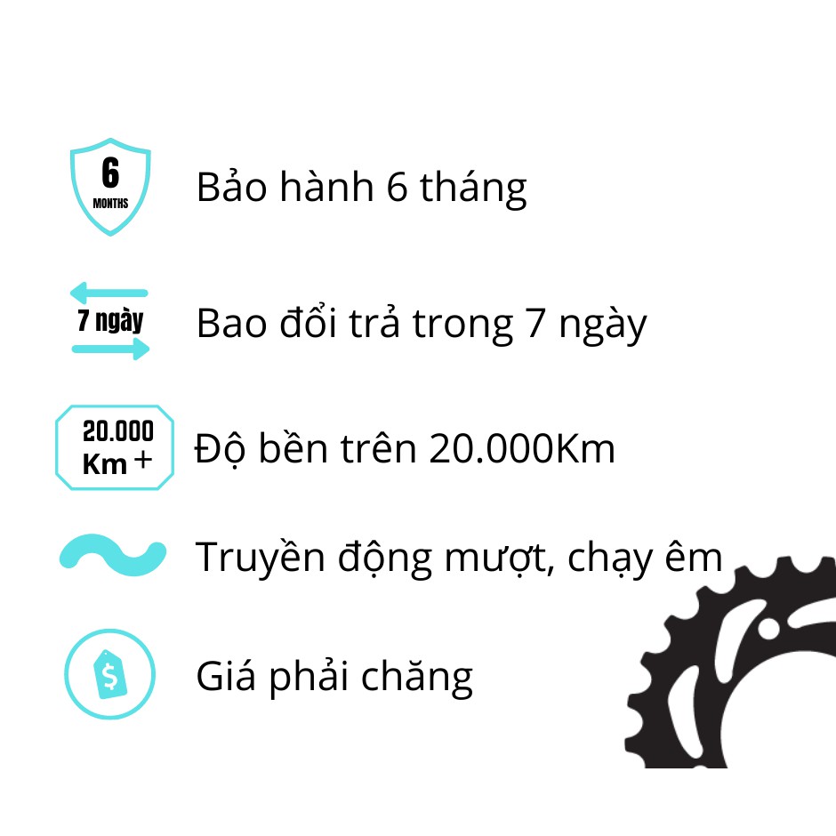 BỘ NHÔNG SÊN DĨA DREAM , WAVE ALPHA,WAVE TQ, RS TQ, FUTURE I (nhông dĩa vàng đen, sên vàng)