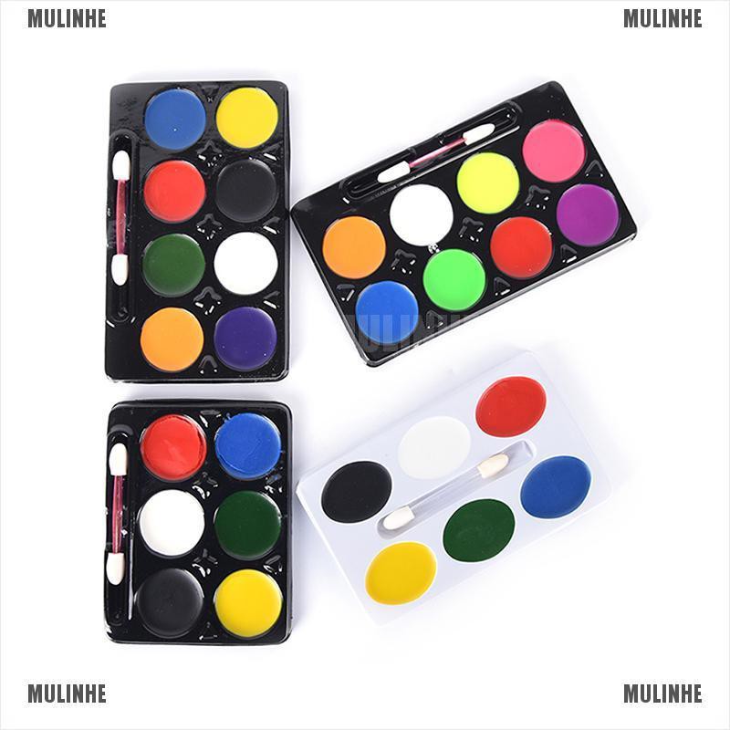 Set 5 / 6 / 8 Màu Vẽ Mặt Và Cơ Thể Nhiều Màu Sắc Độc Đáo