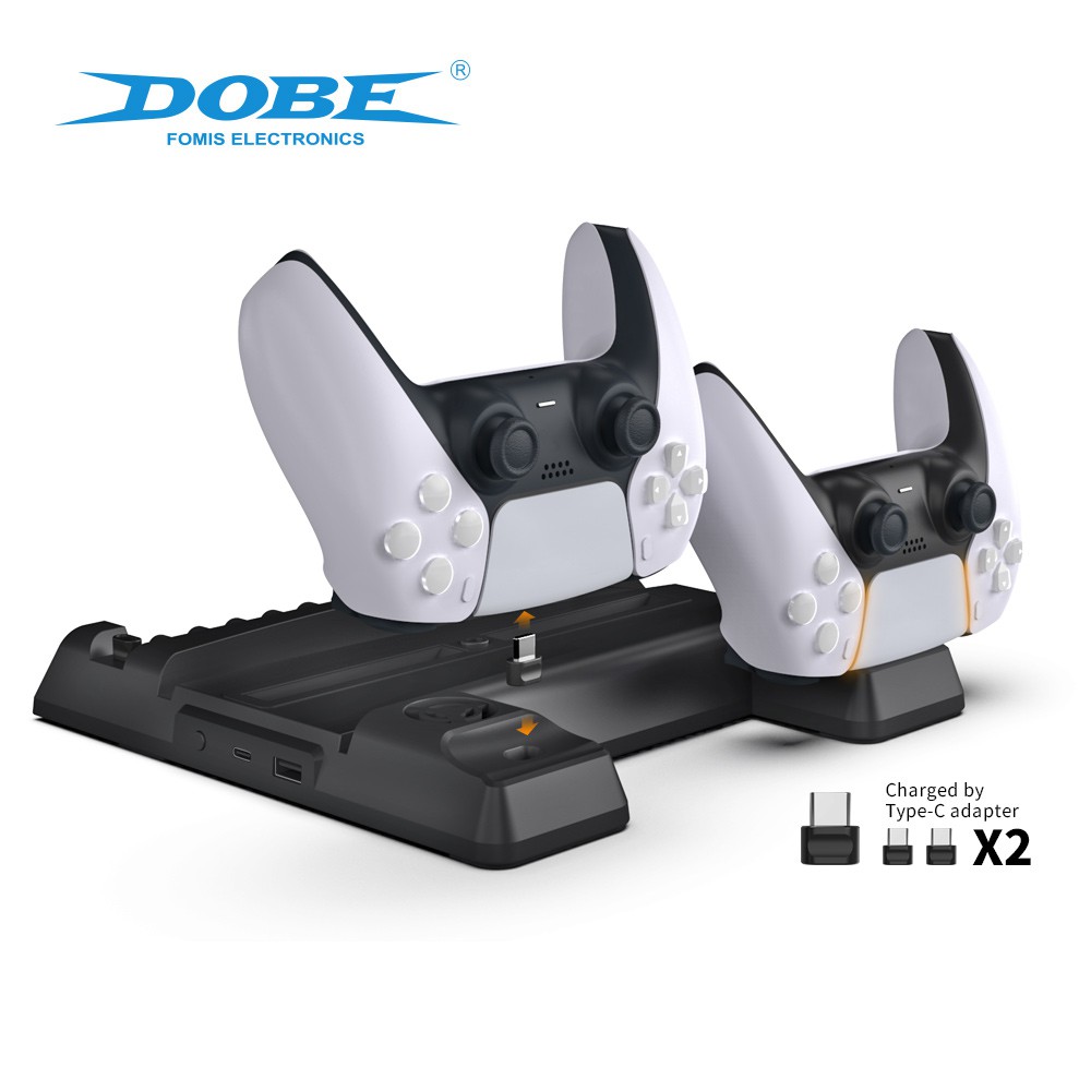 DOBE Đế Sạc Làm Mát Đa Năng Cho Tay Cầm Chơi Game Ps 5 Console Và Ps 5 Tp5-0593 2021