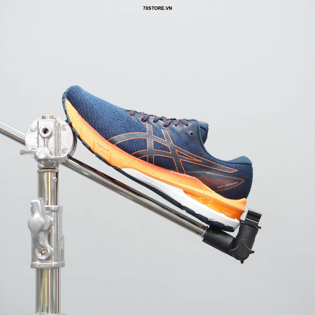 ( Chính Hãng ) Giày Chạy Bộ Nam Asics GT-2000 10 1011B185 Cam Xanh Blue