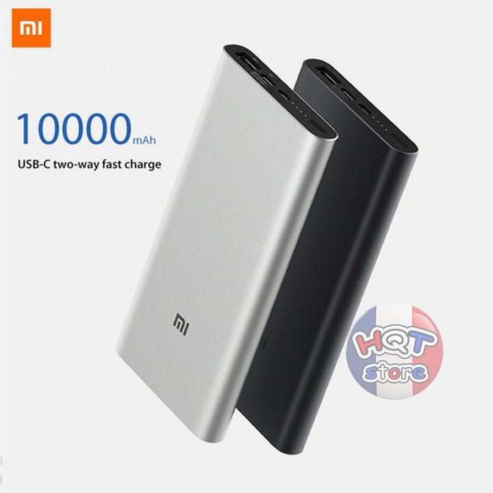 Pin sạc dự phòng Xiaomi 10000mAh Gen 3 Pro 2019 Sạc Nhanh 18W PLM12ZM