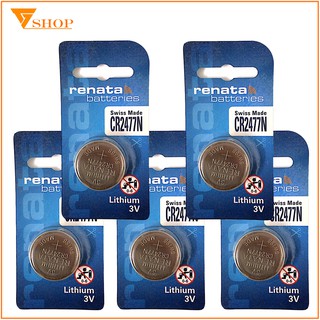 Combo 2 viên pin Renata Cr2477N Lithium 3V
