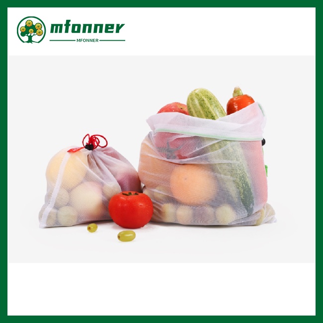 Set 12 Túi Lưới Đựng Thực Phẩm Thân Thiện Với Môi Trường