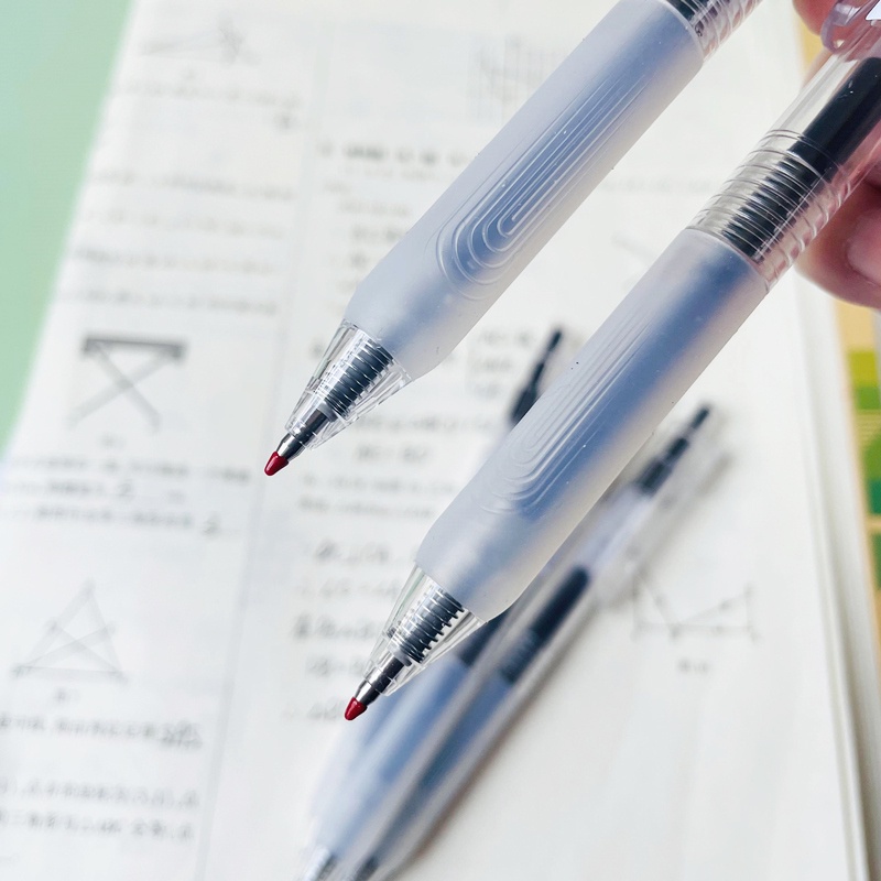 Bút Bi Mực Đen Ngòi 0.5mm Có Thể Thu Gọn