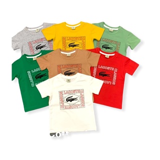 Ao thun in hình cá sấu cho bé trai size 1 - 5