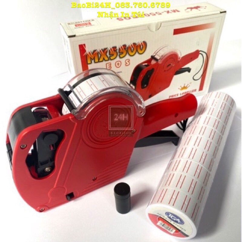 📞 COMBO 💥 MÁY BẤM GIÁ MX5500 + 10 CUỘN DÍNH GIÁ + 1 ỐNG MỰC DỰ PHÒNG💥 vô cùng tiết kiệm.