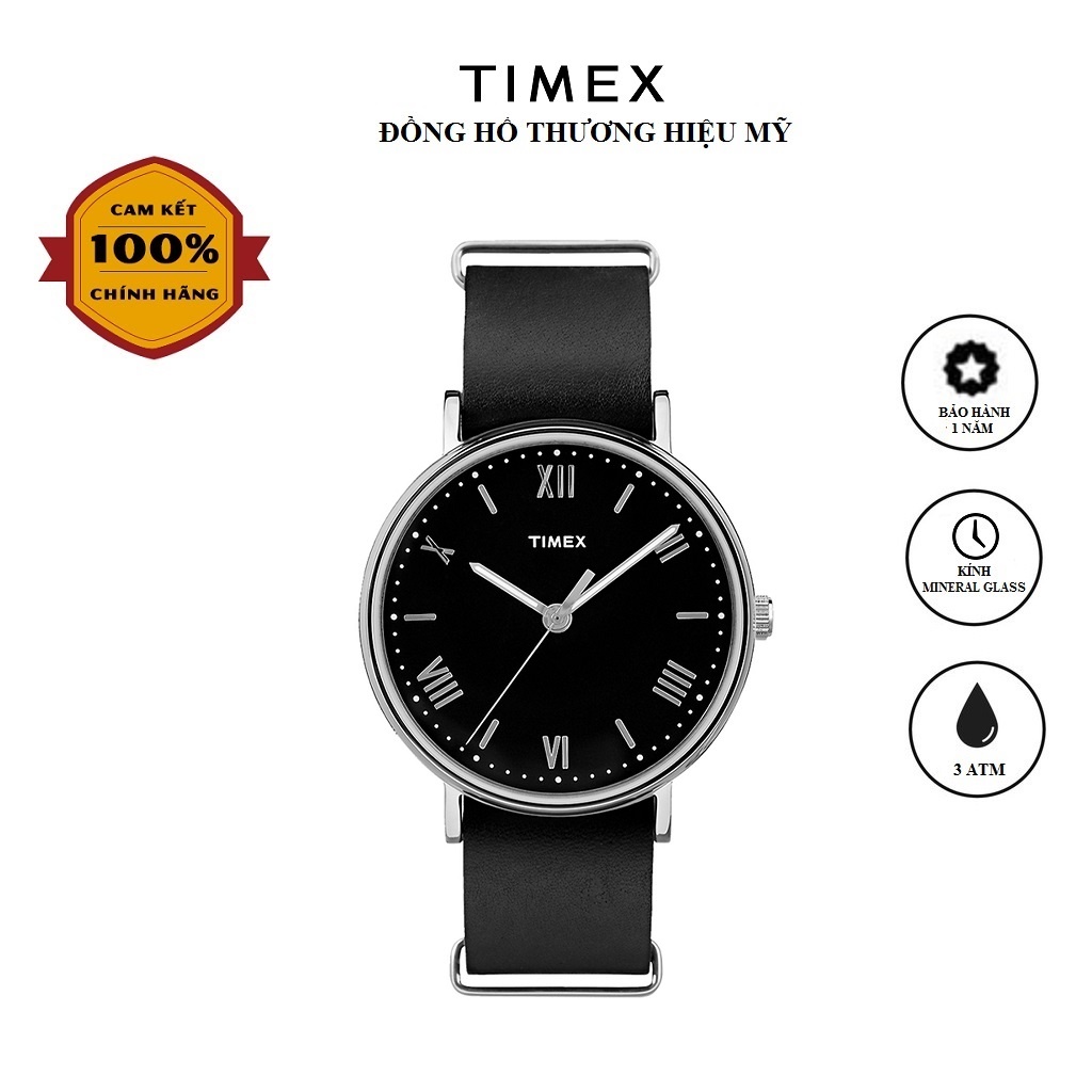 Đồng hồ Nam Timex Southview 41mm TW2R28600 Dây Da - Chính Hãng