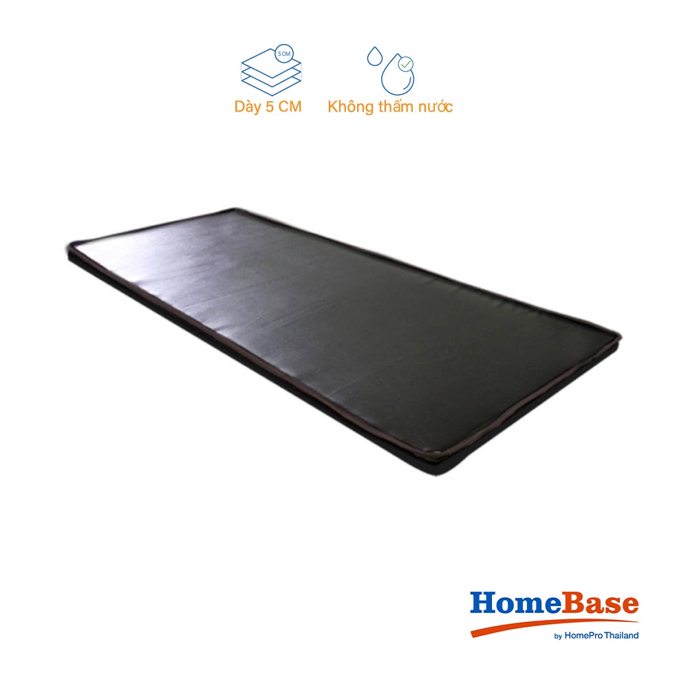 HomeBase HLS Tấm làm mềm nệm topper DÀY như nệm 5cm SIÊU ÊM KHÔNG THẤM NƯỚC phù hợp cho các spa 200x92cm Đen
