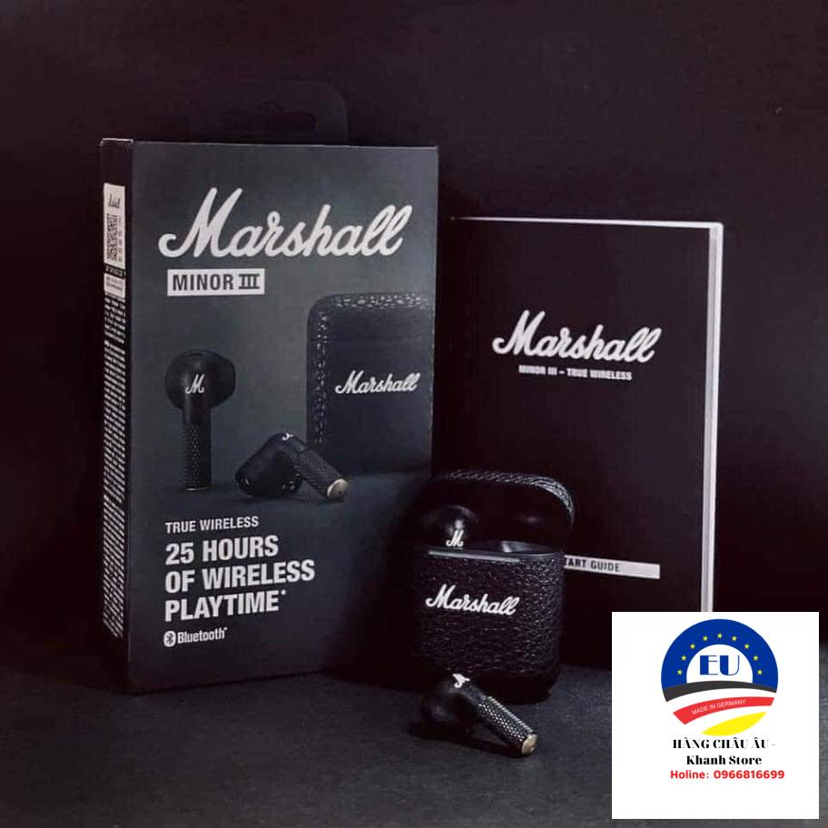 Tai Nghe Cao Cấp Bluetooth Marshall Minor III - Hàng Chính Hãng Nguyên Seal Mua Tại Đức - BH 12 tháng
