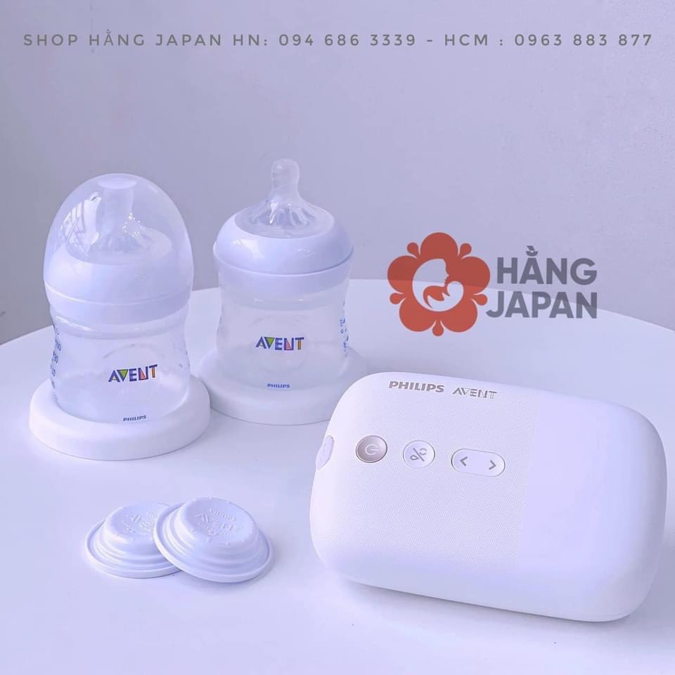[ CHÍNH HÃNG] Máy hút sữa Philips Avent E-Plus điện đôi SCF394/11 có tích Pin MẪU MỚI 2021