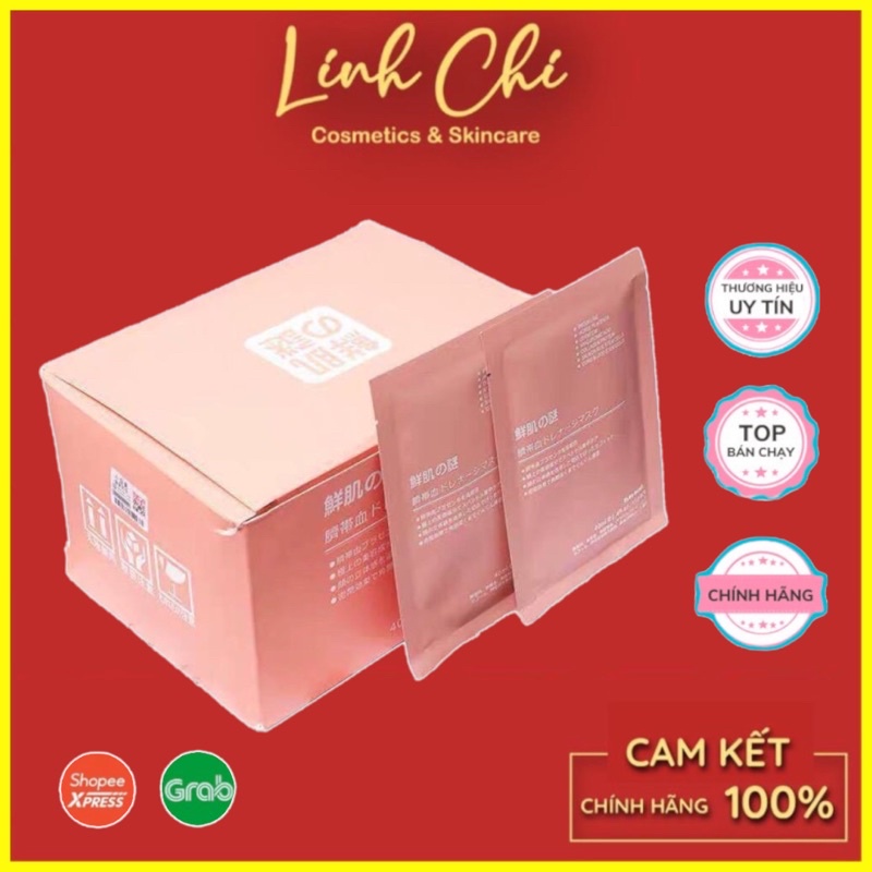 [Hộp 50miếng] Mặt Nạ Tế Bào Gốc Nhau Thai Cuống Rốn Nhật Bản