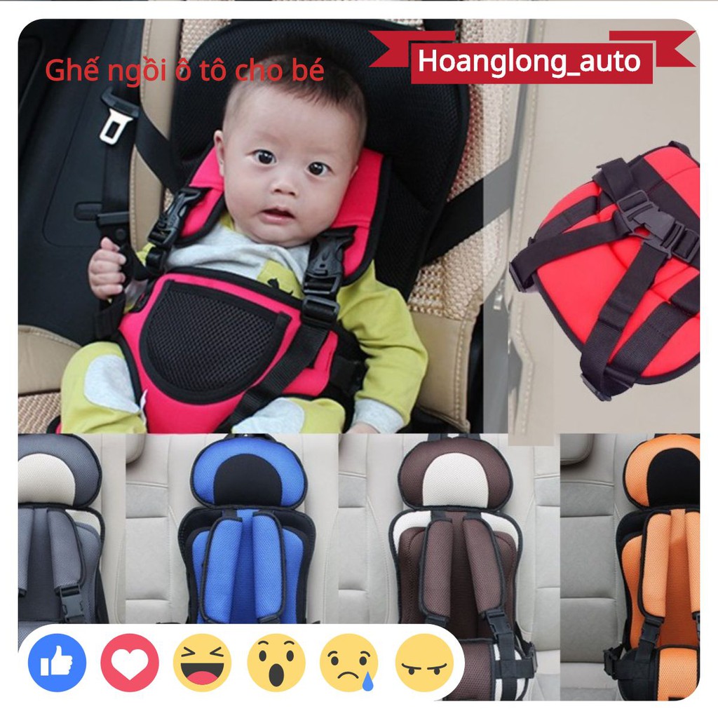 Ghế Ngồi Ô Tô Cho Bé - Đai An Toàn Ngồi Ô tô Cho Bé (nhiều màu). by Hoanglong_auto