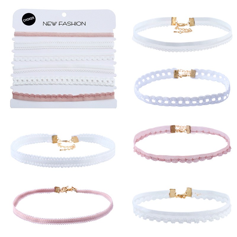 Combo Vòng Cổ Choker Phong Cách Hàn Quốc