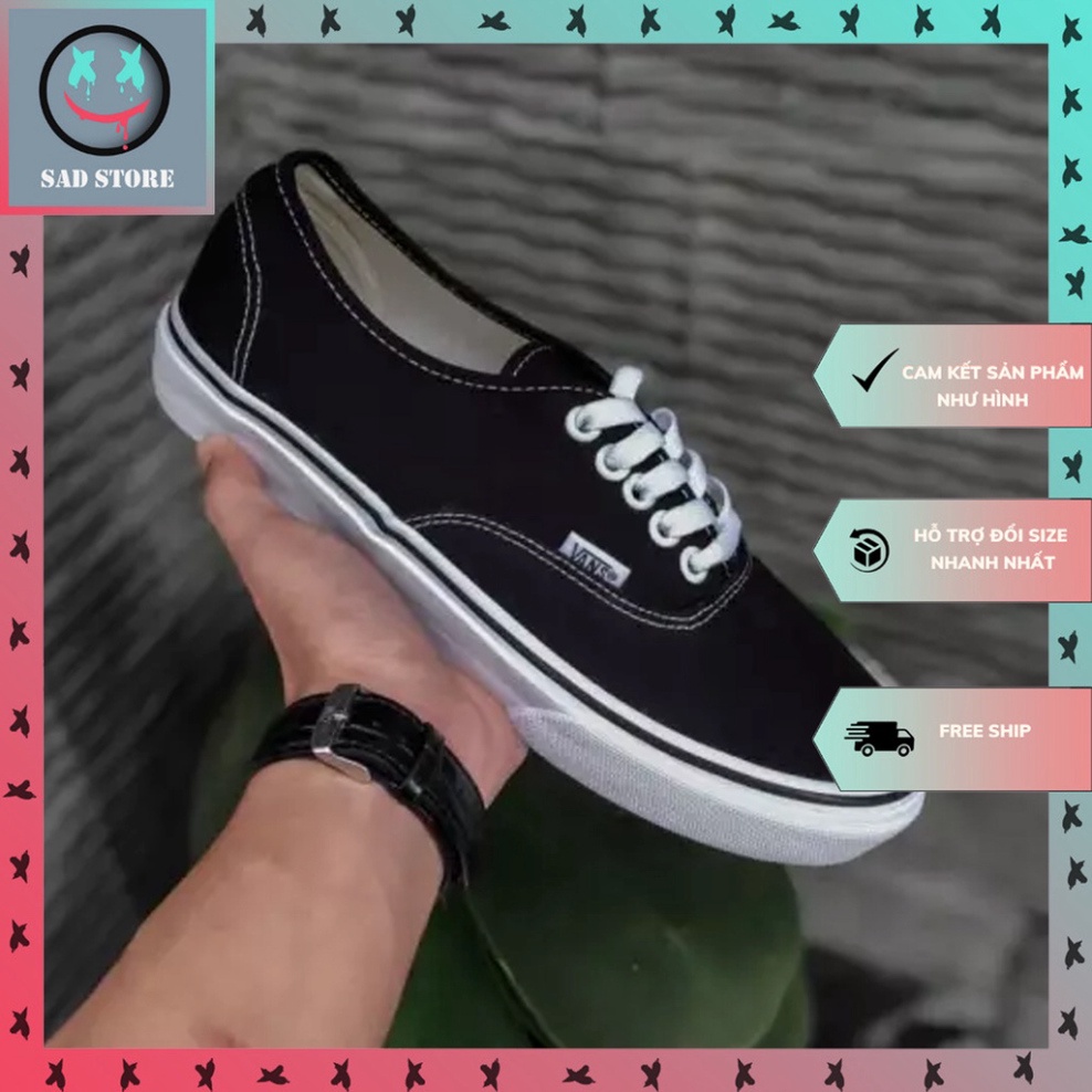 Giày Vans Đen Classic Vault, Giày Vans Nam Nữ Thể Thao Cao Cấp Full Box + Bill | BigBuy360 - bigbuy360.vn