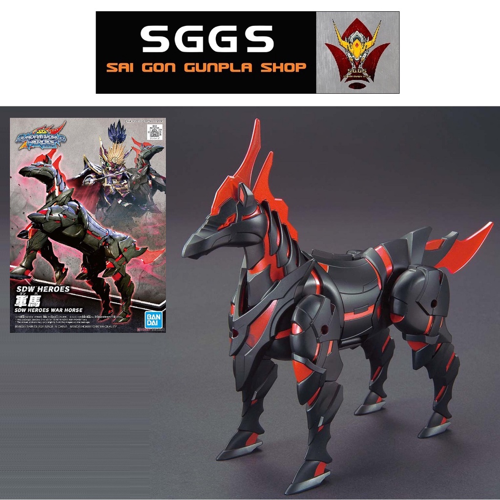 SD War Horse Mô Hình Gundam SDW Heroes Bandai Đồ Chơi Lắp Ráp Anime Nhật