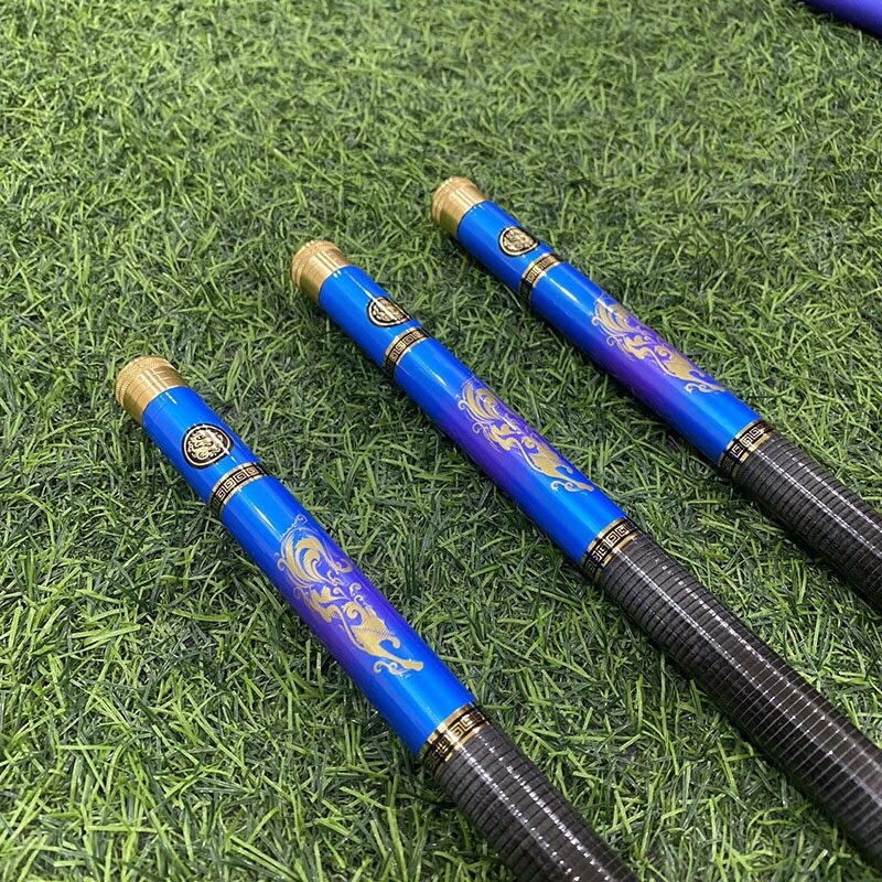 Cần tay   Xanh ngọc 5H vân xoắn cacbon nhà sx TPC5