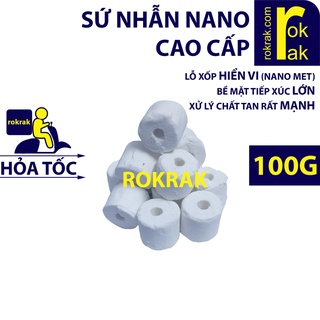Sứ lỗ lọc nước 100g | Vật liệu lọc hồ cá